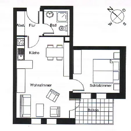 Park Strandnah Erste Reihe 아파트 *